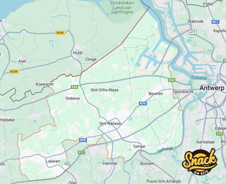 kaart frietkot sint-niklaas