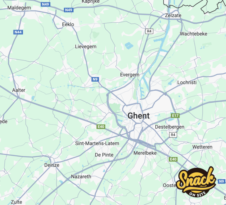 kaart frietkraam gent