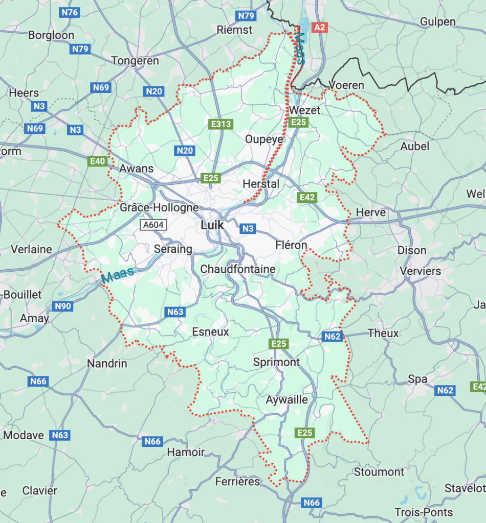 Carte Friterie Mobile Liège