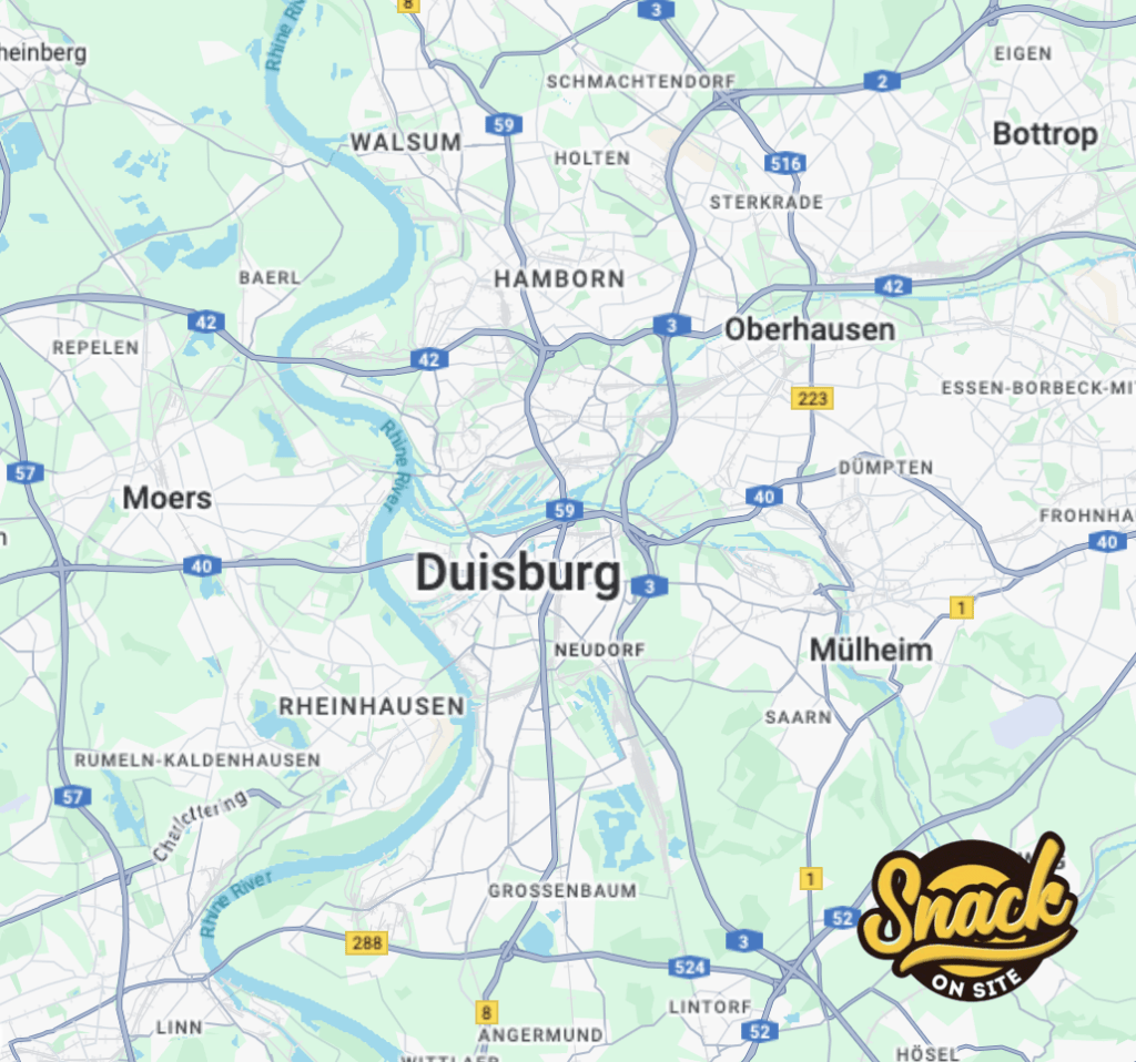 Karte Duisburg imbisswagen