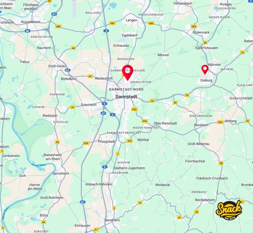 Foodtruck karte Darmstadt