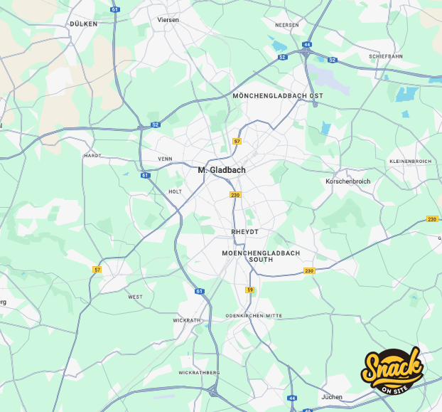 Karte Foodtruck Monchengladbach