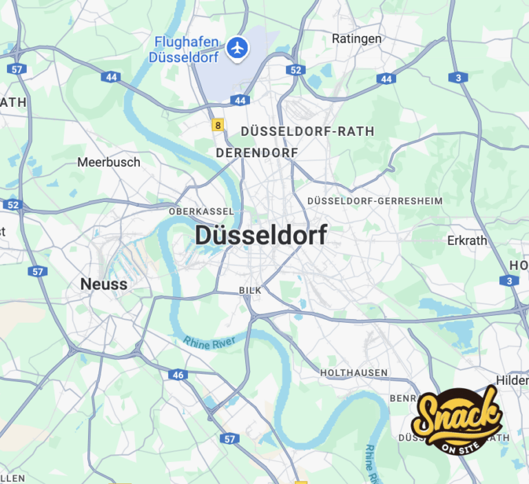 Karte dusseldorf imbisswagen mieten
