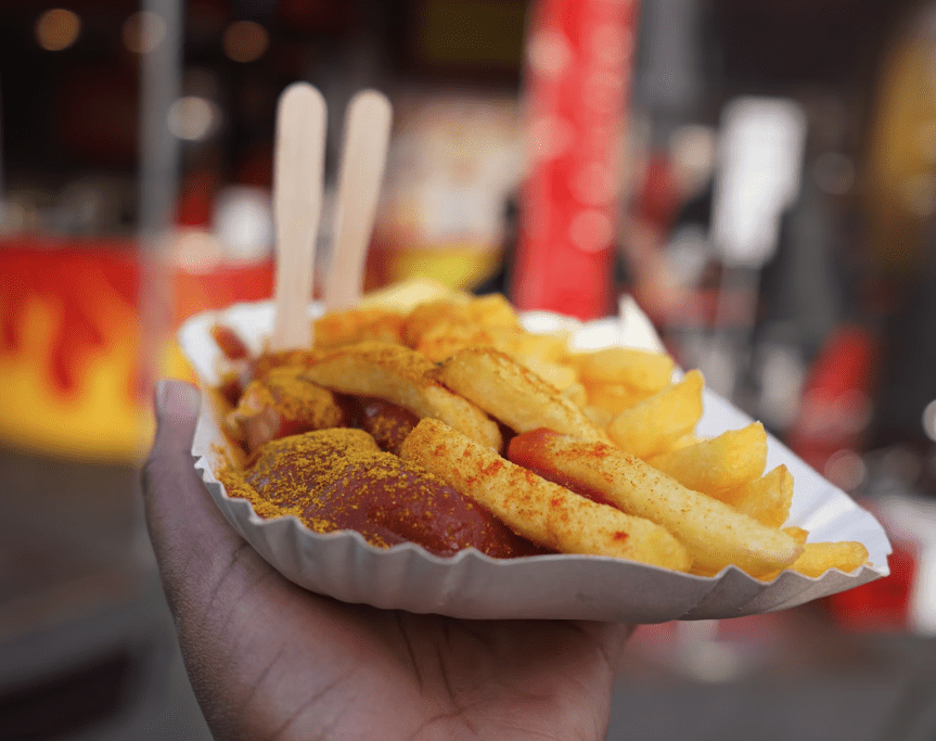 currywurst pommes