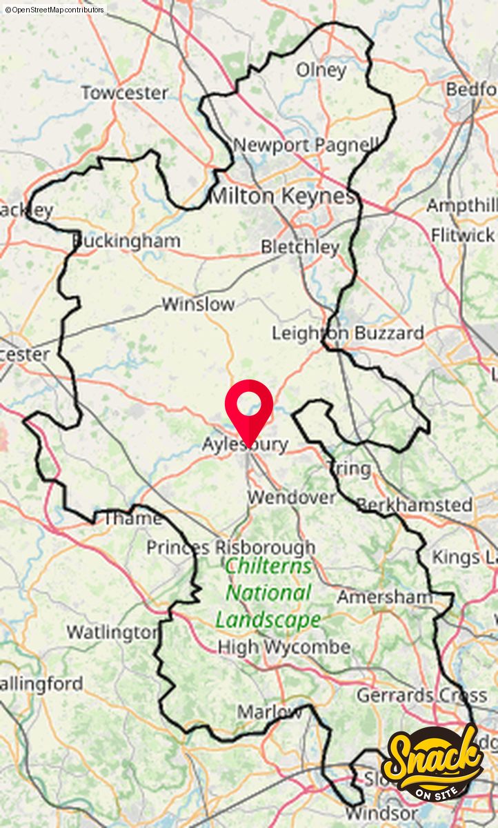 foodtruck and van map of Buckinghamshire