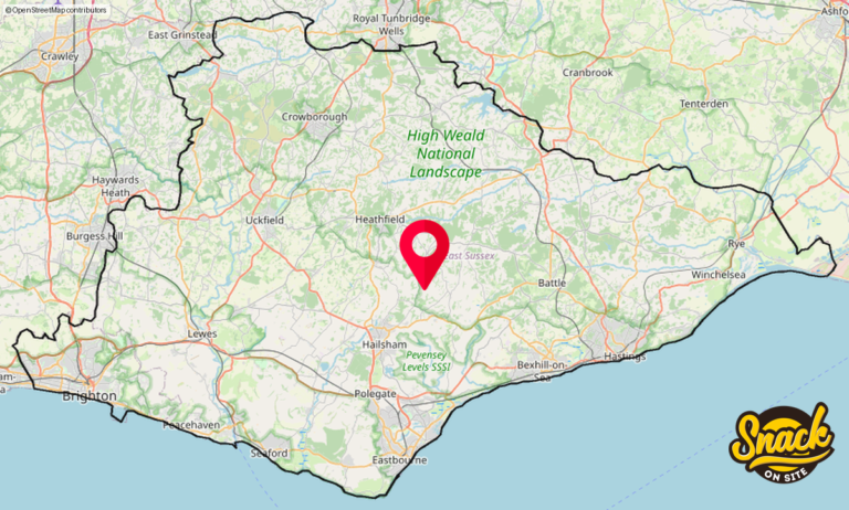 foodtruck and van map of East sussex