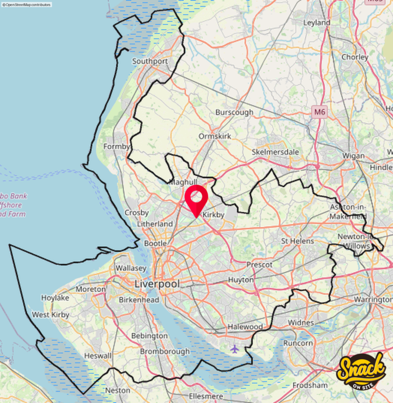 foodtruck and van map of Merseyside