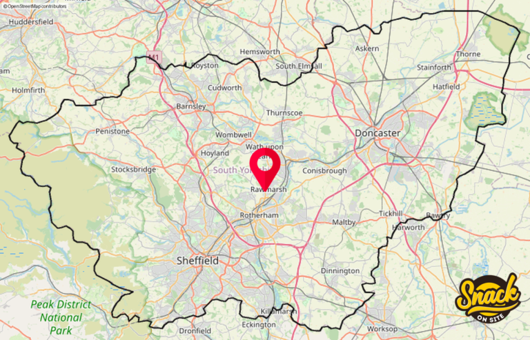foodtruck and van map of South Yorkshire