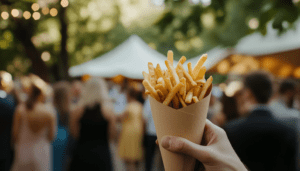 frieten op je huwelijk