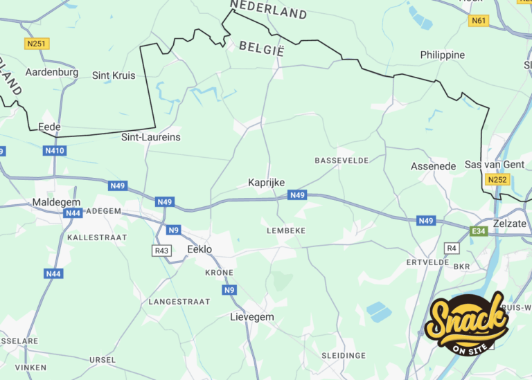 kaart frietkraam eeklo