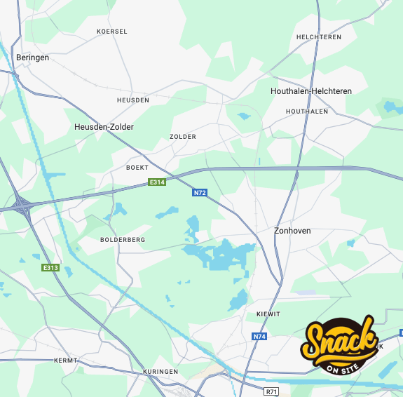 kaart zonhoven heusden